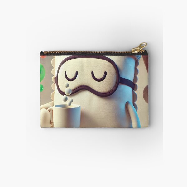 Item preview, Cute Pillow Character with Bubbles and Coffee designed and sold by moiecuoii.