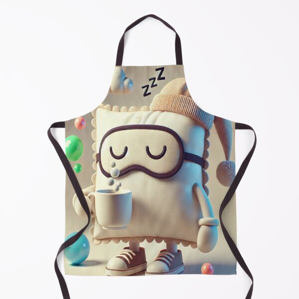Item preview, Cute Pillow Character with Bubbles and Coffee designed and sold by moiecuoii.