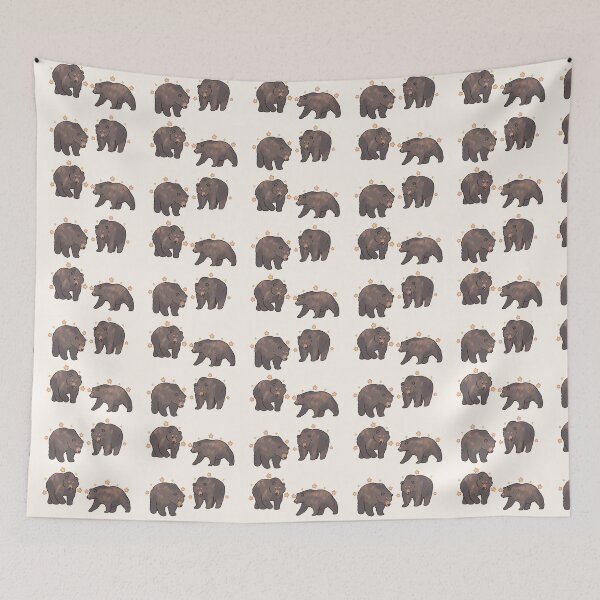 Item preview, Cute Grizzly bear pack designed and sold by Artofmayara.