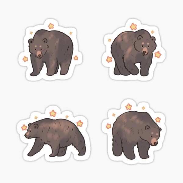 Item preview, Cute Grizzly bear pack designed and sold by Artofmayara.