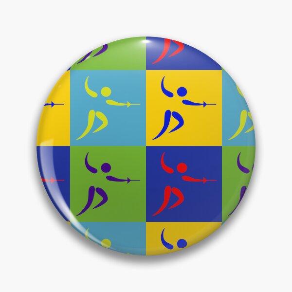 Item preview, Olympic Sports Series Classic Colored Art Fencing designed and sold by Felipe G Studio.