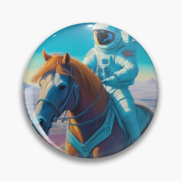 Item preview, Space Traveler on Horseback in Persepolis  designed and sold by Persiart.