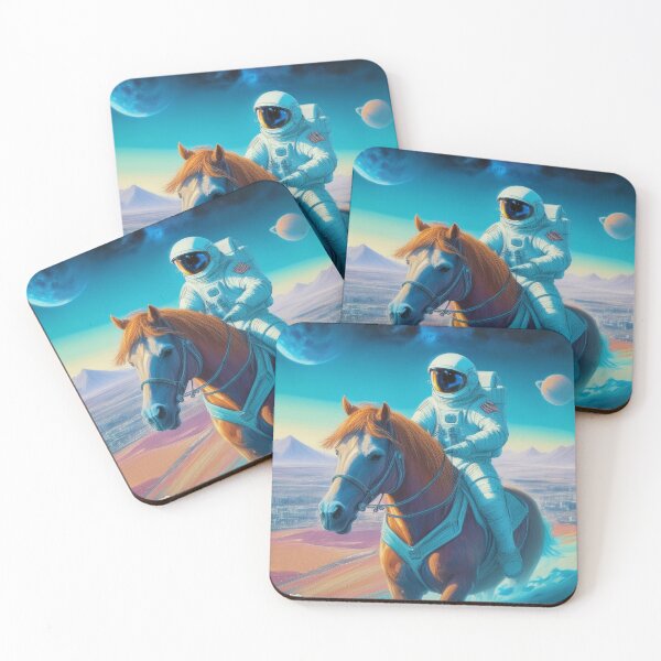Item preview, Space Traveler on Horseback in Persepolis  designed and sold by Persiart.