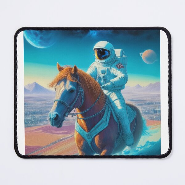 Item preview, Space Traveler on Horseback in Persepolis  designed and sold by Persiart.