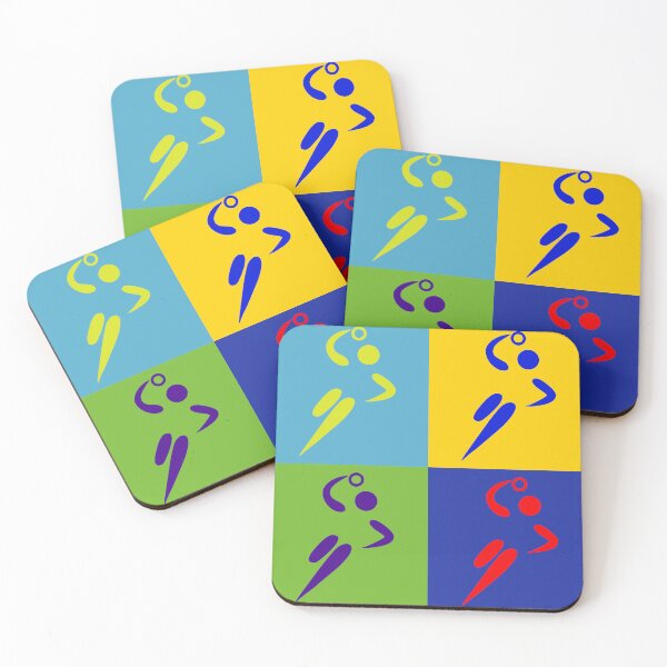 Item preview, Olympic Sports Series Classic Colored Art European Team Handball designed and sold by Felipe G Studio.