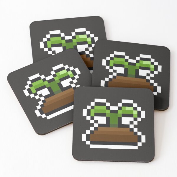 Item preview, green sprout pixel art designed and sold by helixter.