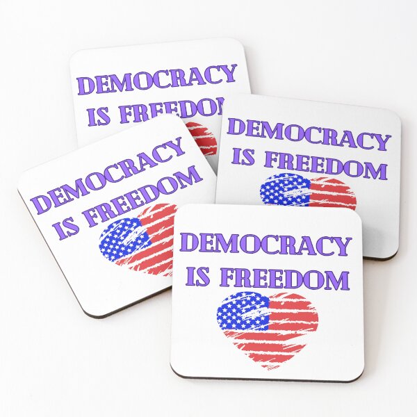 Item preview, Democracy is freedom designed and sold by FunnyThings1.