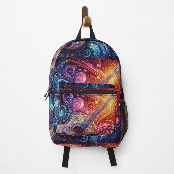 Item preview, Spectacular Colorful Guitar Pattern  designed and sold by DigiDreamyArt.