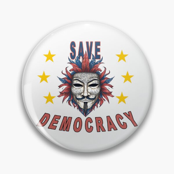 Item preview, save democracy us designed and sold by muta1993.