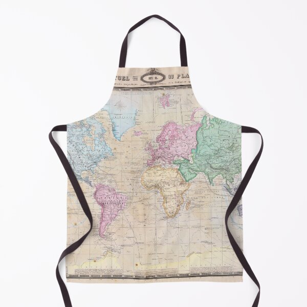 Item preview, Detailed World Map, The World Map, World Map, Rainbow Map, Bohemian Pastel Colors Map designed and sold by easteuromaps.