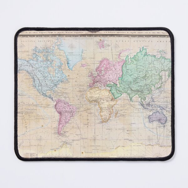 Item preview, Detailed World Map, The World Map, World Map, Rainbow Map, Bohemian Pastel Colors Map designed and sold by easteuromaps.