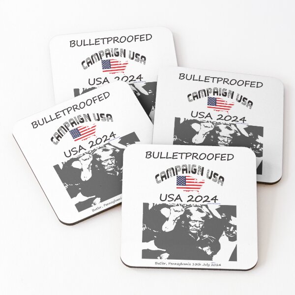 Item preview, Bulletproofed Campaign Donald Trump Team USA designed and sold by cabevo.