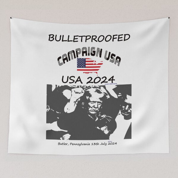 Item preview, Bulletproofed Campaign Donald Trump Team USA designed and sold by cabevo.
