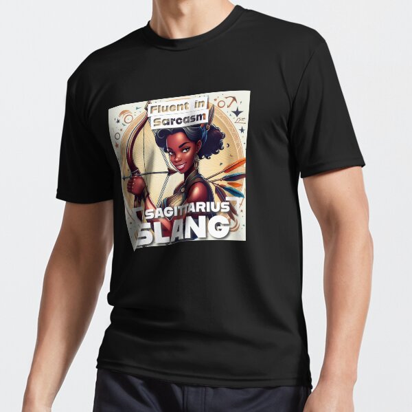 Item preview, Fluent in Sarcasm and Sagittarius Slang designed and sold by tramstraffic.