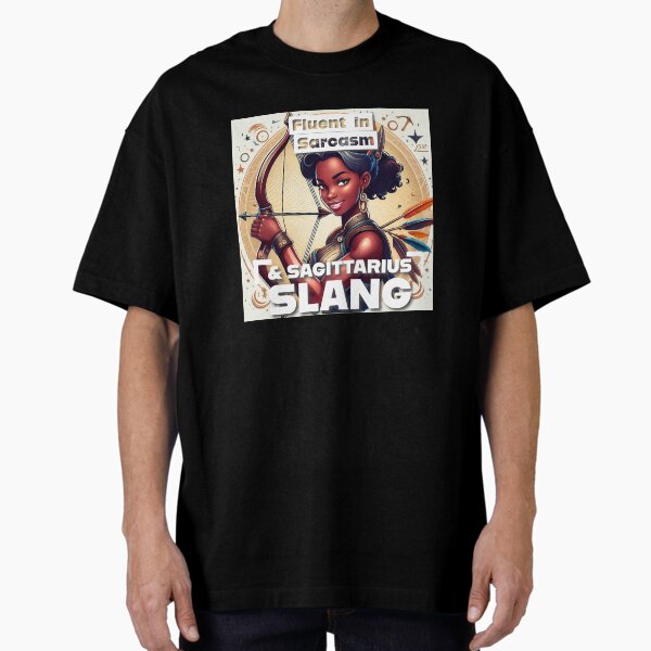Item preview, Fluent in Sarcasm and Sagittarius Slang designed and sold by tramstraffic.