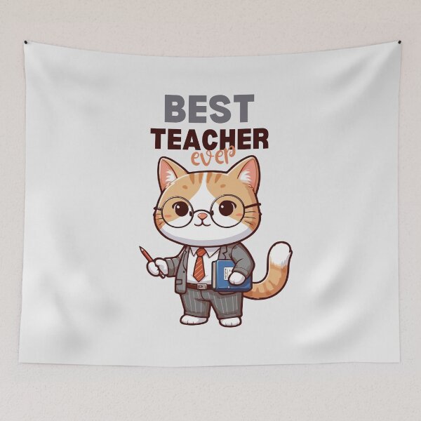 Item preview, Teacher Cat designed and sold by Coffee Lifestyle.