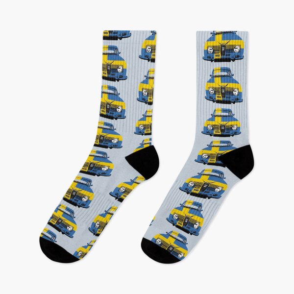 Item preview, Saab 96 classic Swedish car block flag designed and sold by soitwouldseem.