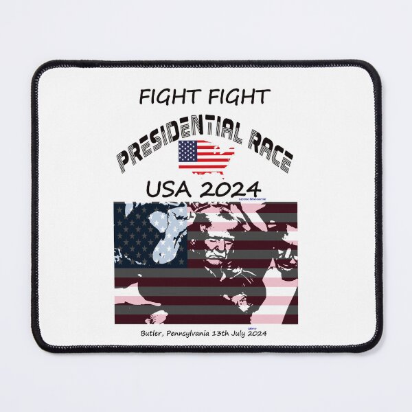 Item preview, Presidential Race Donald Trump Fight Team USA designed and sold by cabevo.