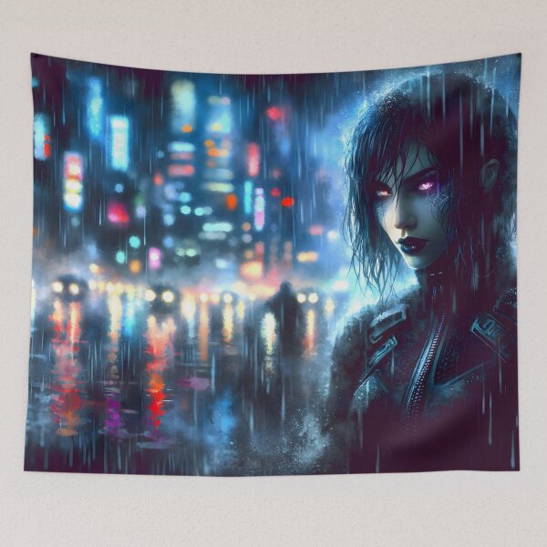 Item preview, Vampire on a dark and rainy night designed and sold by h00ch2003.
