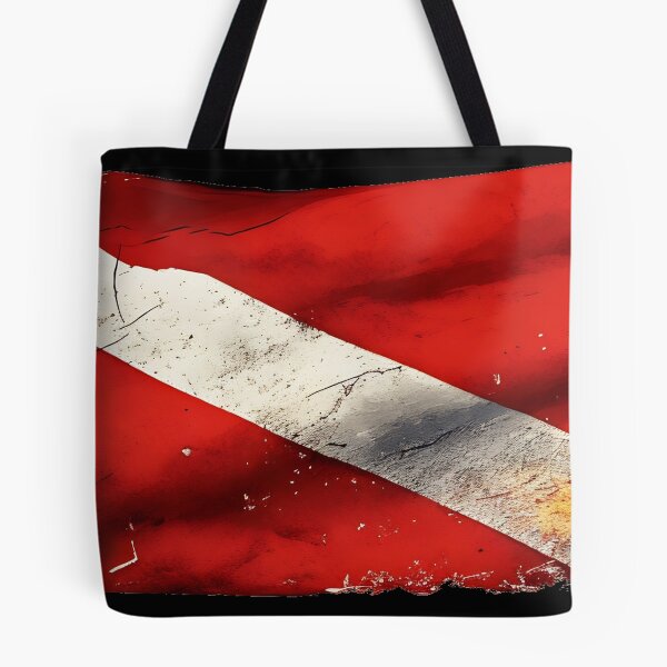 Item preview, Diver Down Scuba Diving Flag Vintage Distressed Style designed and sold by OwnTheAvenue.