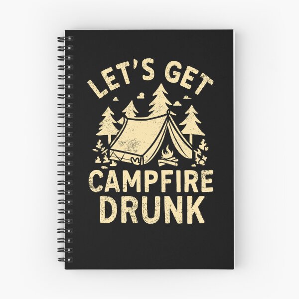 Item preview, Let's Get Campfire Drunk Funny Hiking Camping designed and sold by trendyzcom.