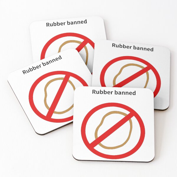 Item preview, Rubber banned designed and sold by Sketchy Thinks.