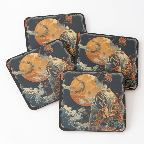 Item preview, Sun And Waves Asian Art designed and sold by Obsidian Ink by Wilshire.