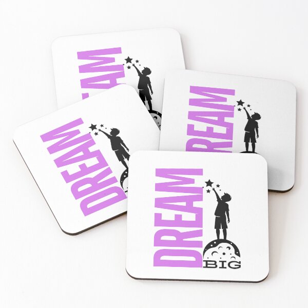 Item preview, Dream Big inspirational quotes t-shirt  designed and sold by Freestyle Shop.