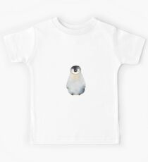 Cute animal No.2 Shy Penguin Kids Tee