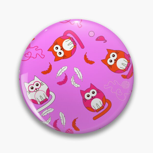 Item preview, Cat pattern on repeat with pink background designed and sold by SueKnox.