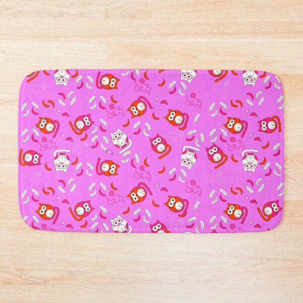 Item preview, Cat pattern on repeat with pink background designed and sold by SueKnox.