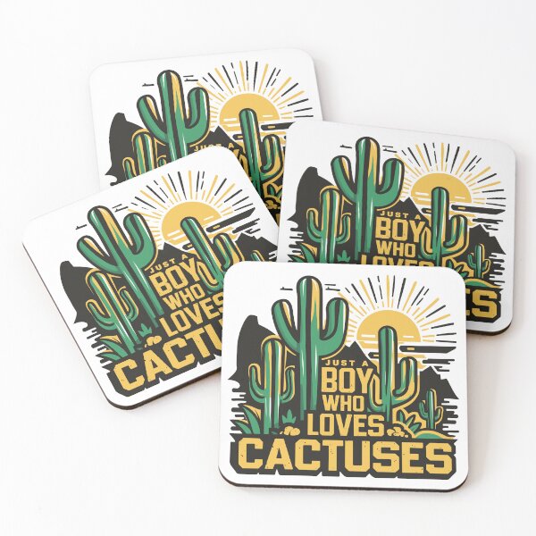 Item preview, Just a Boy Who Loves Cactuses designed and sold by MaateoDesign.