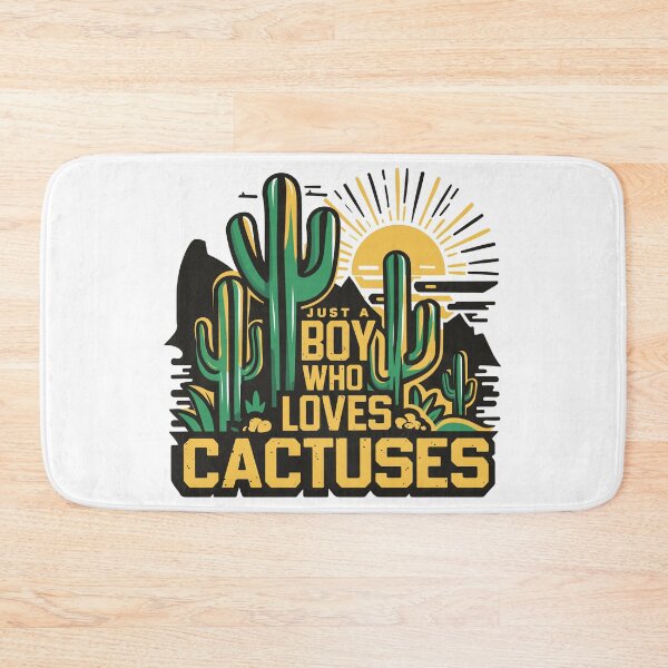Item preview, Just a Boy Who Loves Cactuses designed and sold by MaateoDesign.