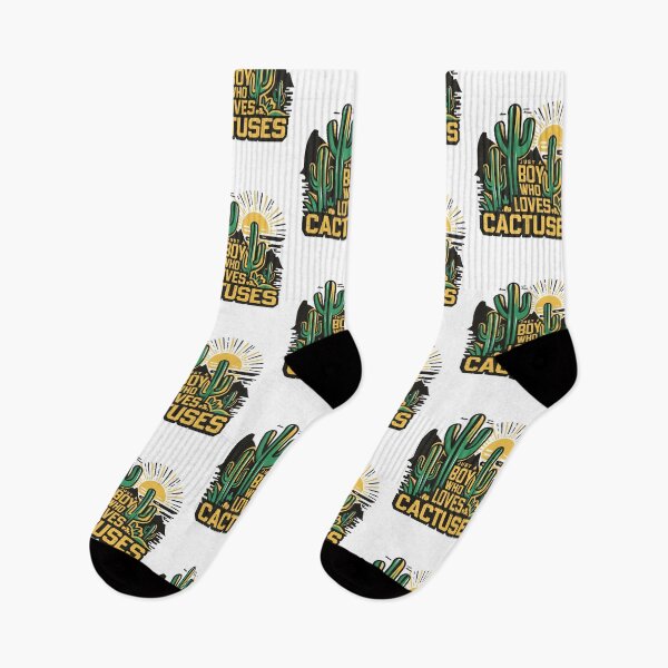 Item preview, Just a Boy Who Loves Cactuses designed and sold by MaateoDesign.