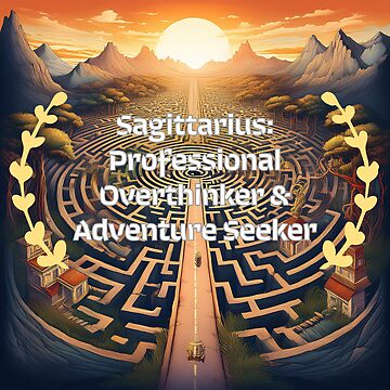 Artwork thumbnail, Sagittarius: Professional Overthinker & Adventure Seeker by tramstraffic
