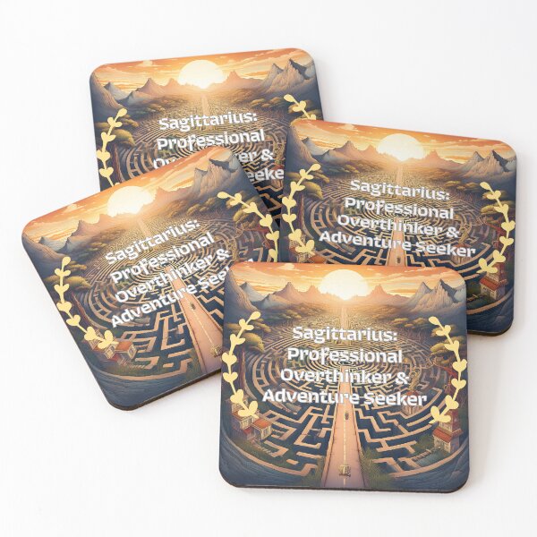 Item preview, Sagittarius: Professional Overthinker & Adventure Seeker designed and sold by tramstraffic.