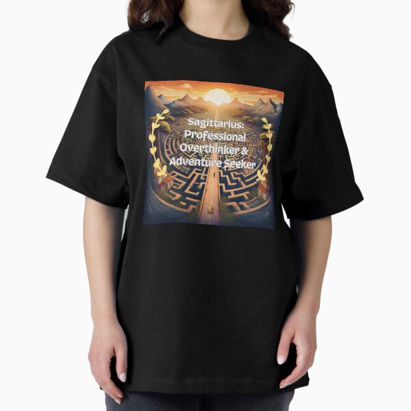 Item preview, Sagittarius: Professional Overthinker & Adventure Seeker designed and sold by tramstraffic.