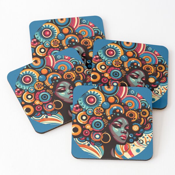 Item preview, Afro-Style Woman Explosion of Colors designed and sold by Indoni.