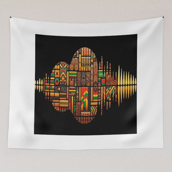 Item preview, West African Tribal Art Visual designed and sold by BubandAika.