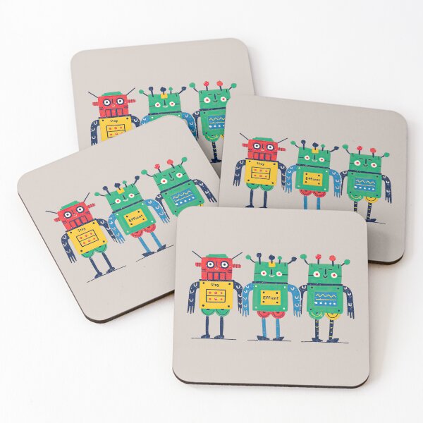 Item preview, Humanoid Robots Cartoon ; Science Artwork designed and sold by AristVision.
