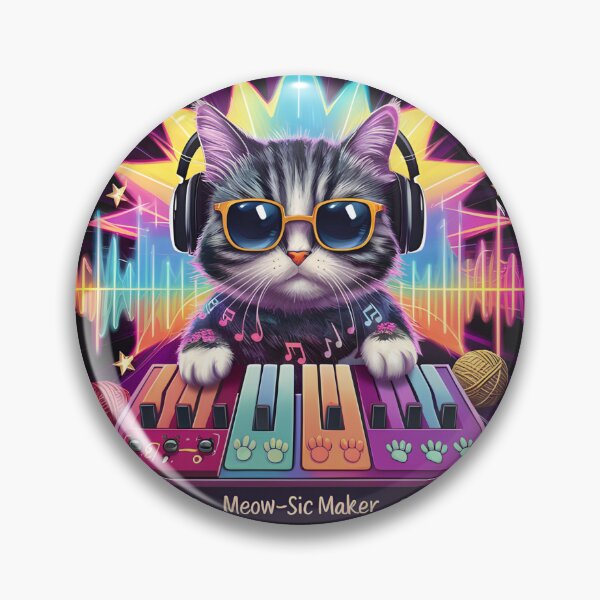 Item preview, Cat Synthesizer - Paws and Synths! Meow-Sic Maker! designed and sold by Zibis09.