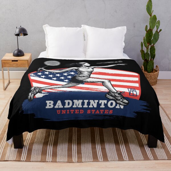 Item preview, BADMINTON - USA - SPORT SQUAD - 2 designed and sold by ArtProjectShop.