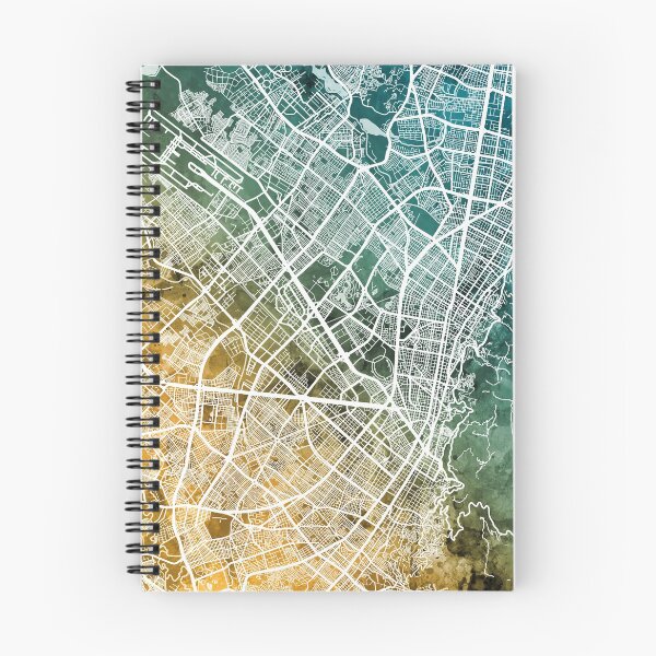 Item preview, Bogota Colombia City Map designed and sold by ArtPrints.