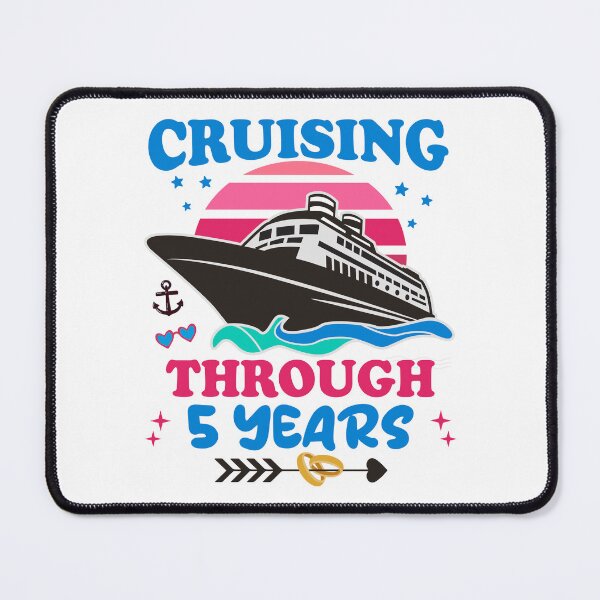 Item preview, Cruising Through 5 Years Wedding Anniversary designed and sold by HandicraftArt.