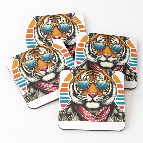Item preview, tiger with sunglasses leopard  designed and sold by MrDesing10 ⭐⭐⭐⭐⭐.