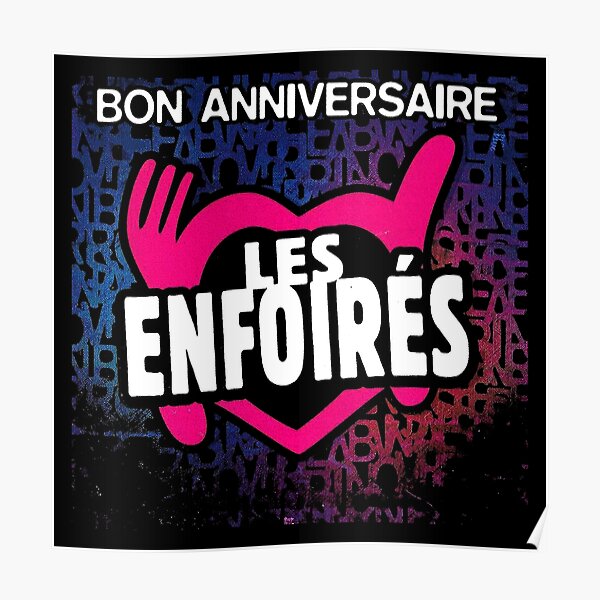 Bon Anniv Poster
