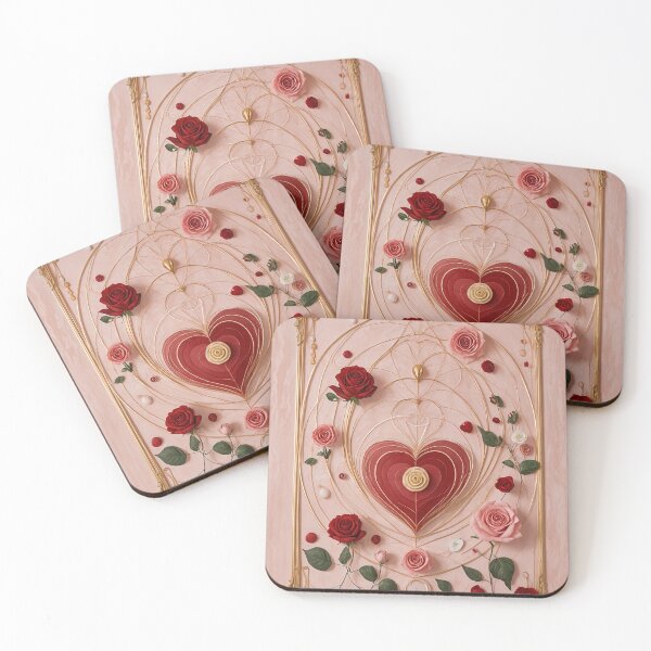Item preview, Flourishing Hearts and Roses designed and sold by Lizetteh.