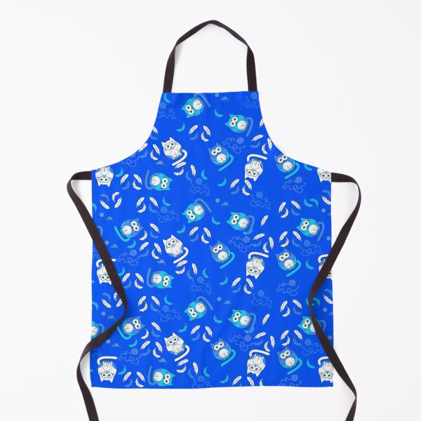 Item preview, Cat on repeat with blue background lines designed and sold by SueKnox.