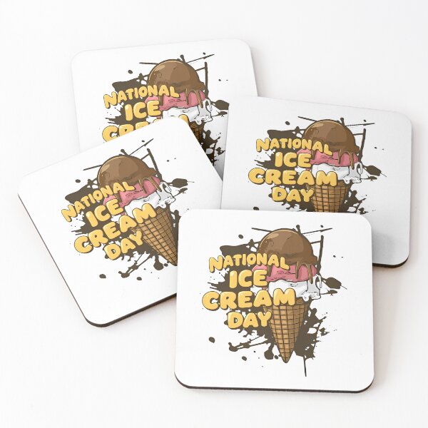 Item preview, National Ice Cream Day designed and sold by wesdesignshop.
