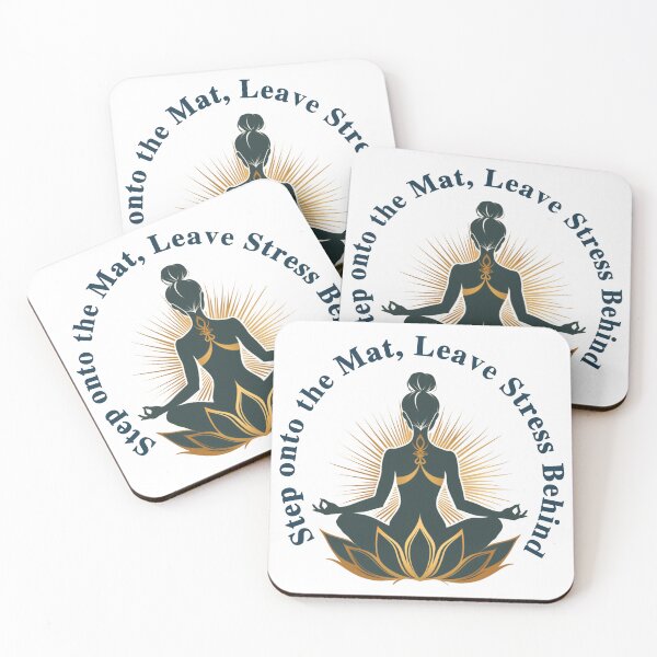 Item preview, Step onto the Mat, Leave Stress Behind designed and sold by MorrinaStyle.